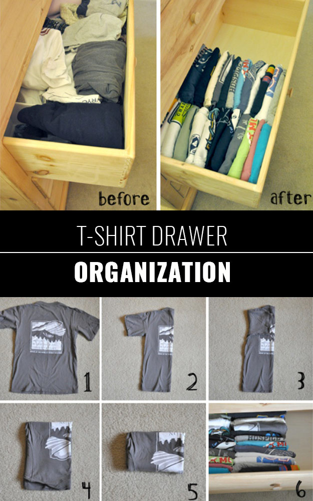 T-Shirt-Drawer-Organization