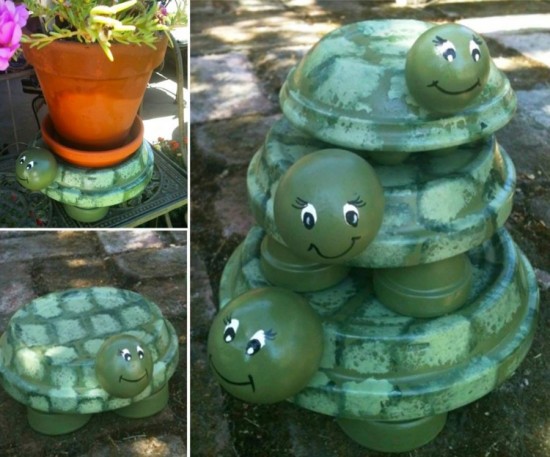 Terracotta-Pots-Turtles-wonderfuldiy