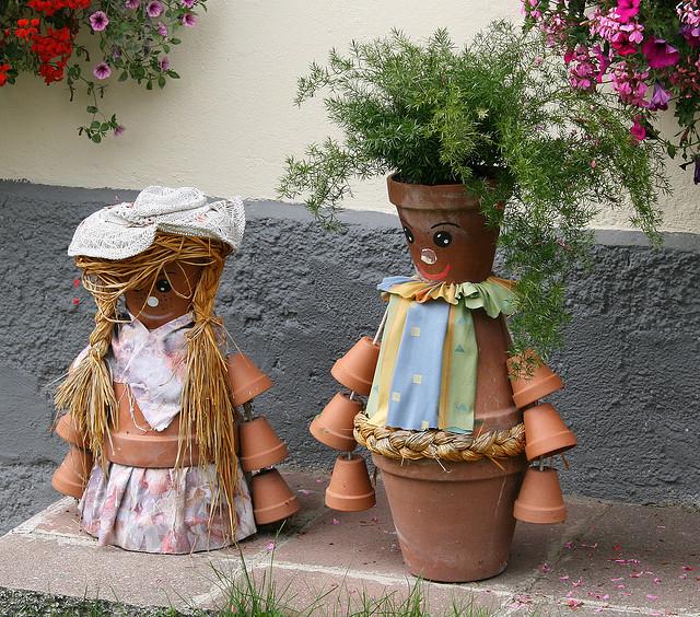 clay pot people