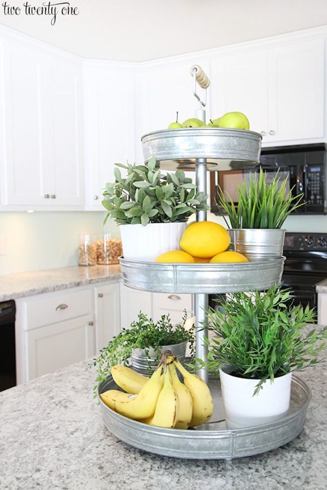 kitchen-tiered-tray-plants-fruit