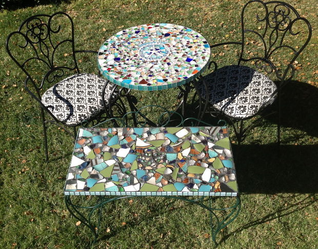 diy mosaic tabletop