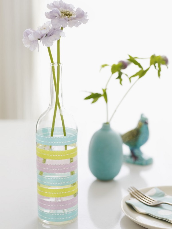 Glass-vase-with-decorative-tape-stripes