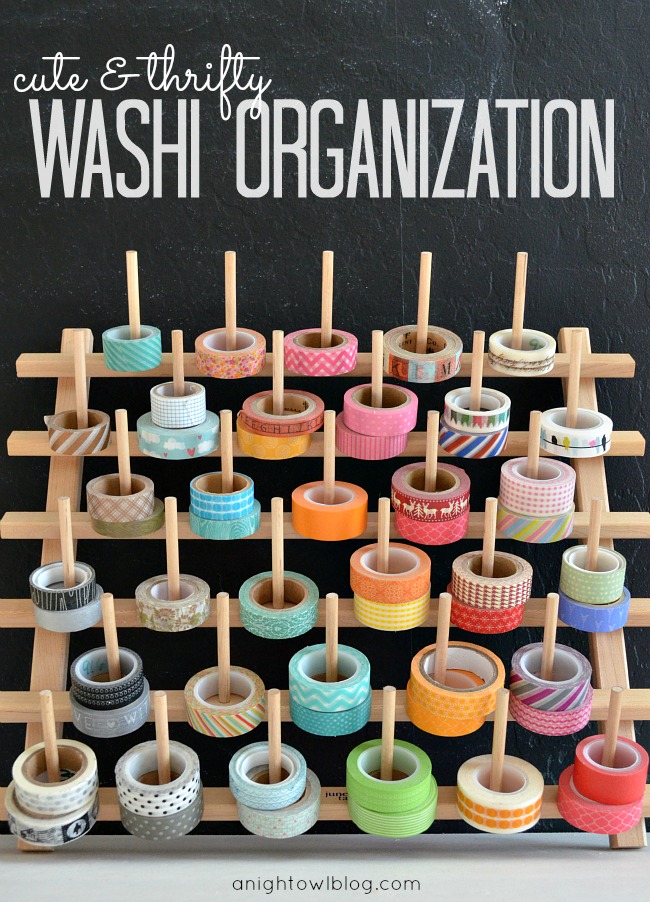Washi-Organization washi tape storage 