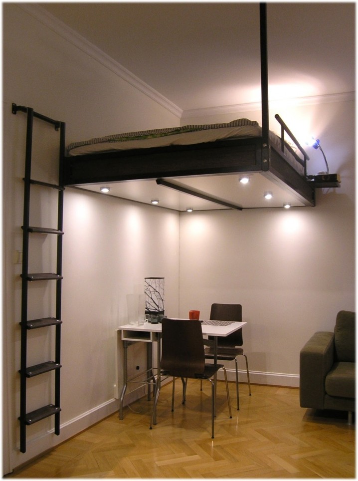 Bedroom Space Saving Furniture Interior - Cozy Design