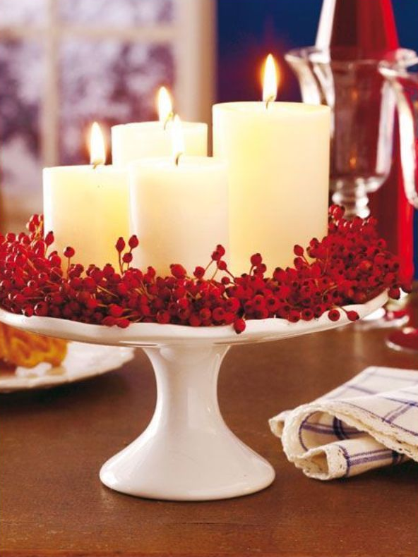 cake stand candle holder