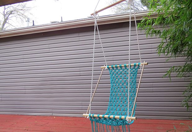 diy crocheted hammock