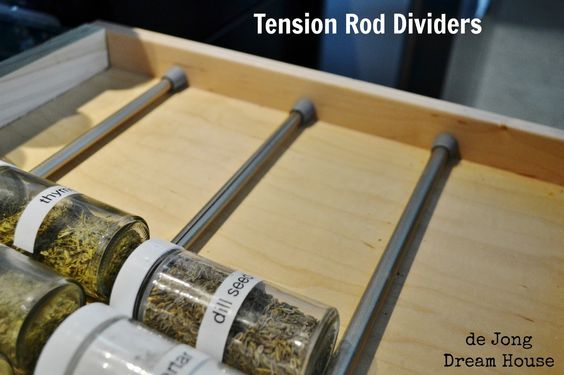 tension rod dividers