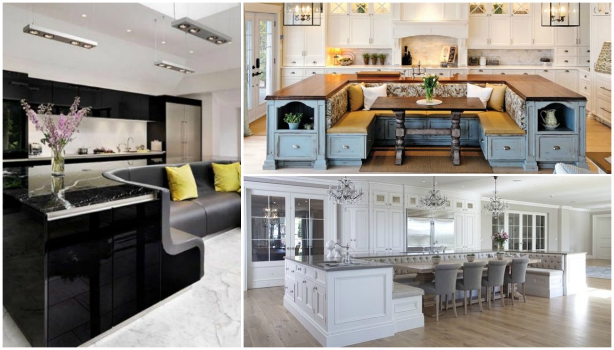 Functional Kitchen Islands With Built In Seating You Need To See - Top ...