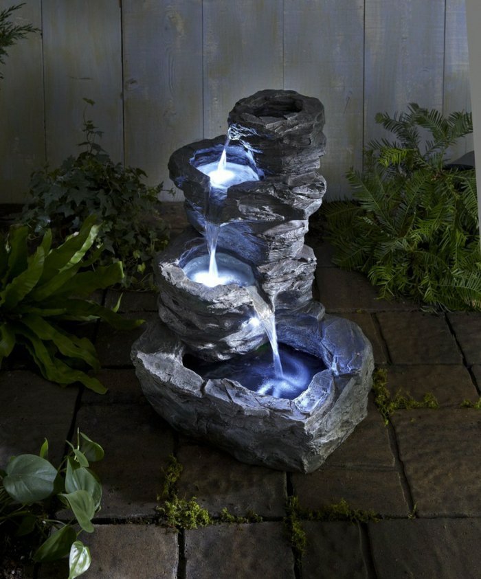 Solar-Gartenbrunnen-blaue-LED-Leuchte
