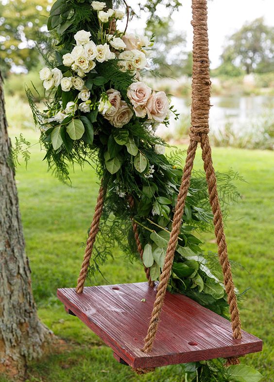 flower swing decorations