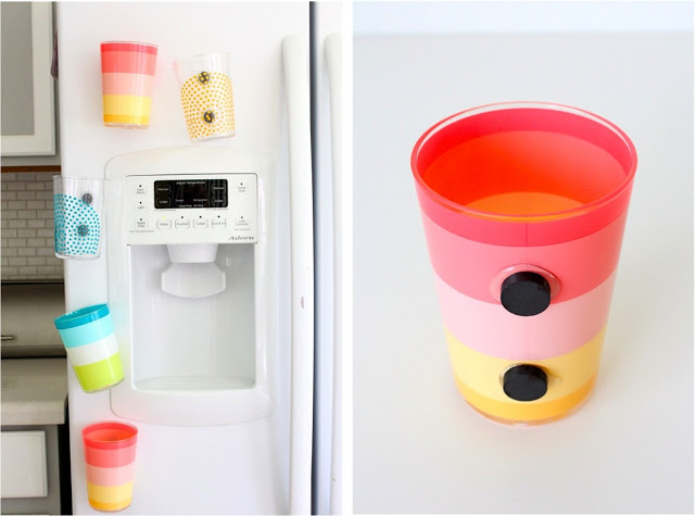 fridge magnet cups