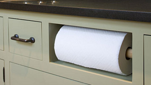 paper towel cubby