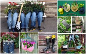 How To Easily Turn Old Clothes Into Super Cool Planters - Top Dreamer