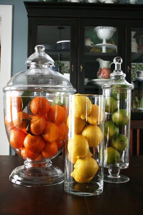 fruit in jars