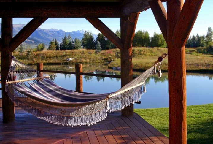 hammock on the lake