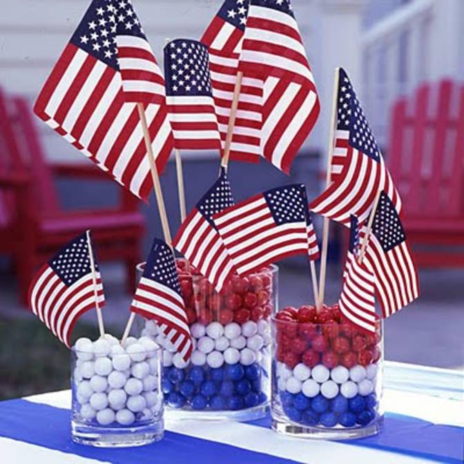 independence day table decor