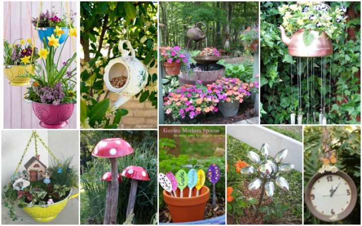 Cool Ways Of How To Decorate The Garden With Kitchen Items - Top Dreamer