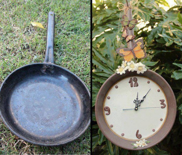 Make-A-Clock-From-A-Cooking-Pan-wonderfuldiy