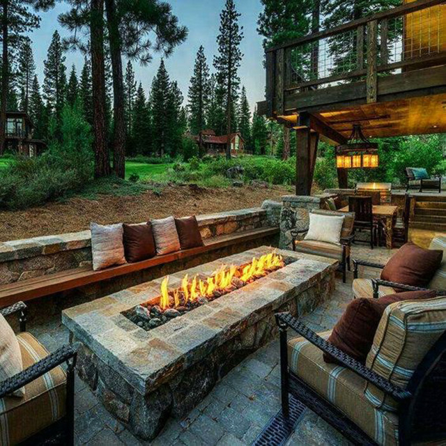 Outdoor-patio-with-rectangular-firepit
