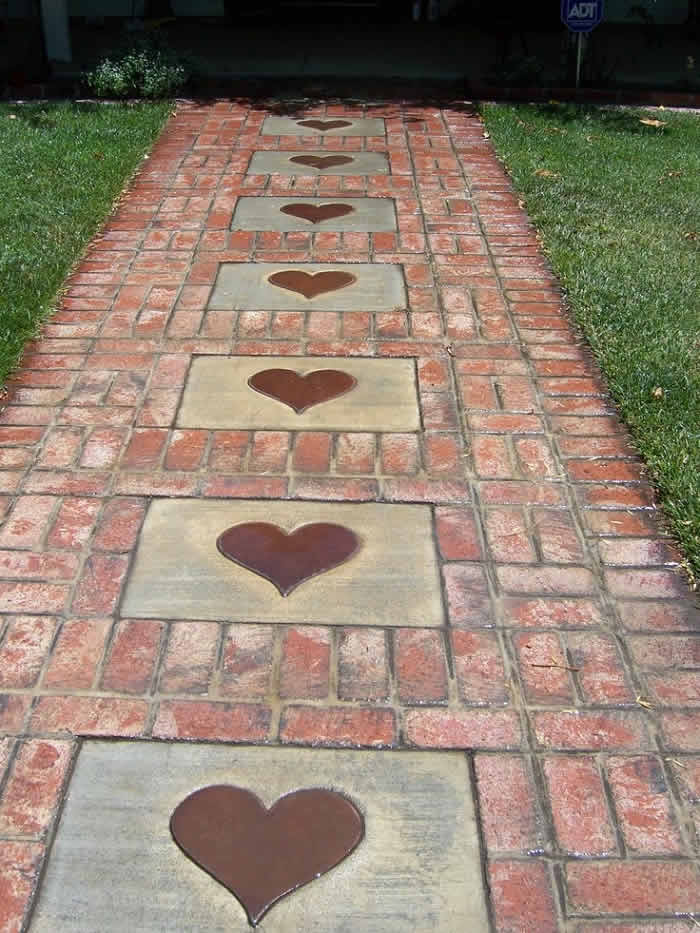 bricks and hearts