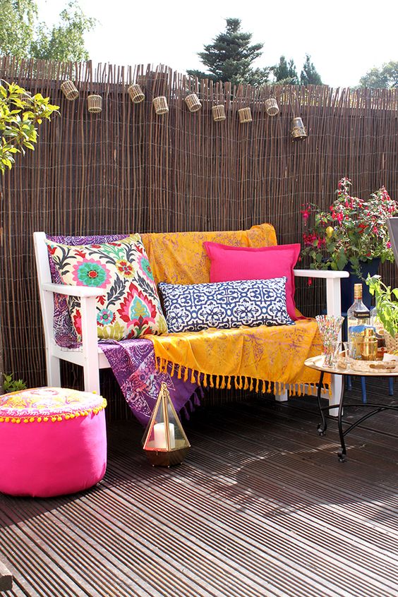 colorful outdoor furniture