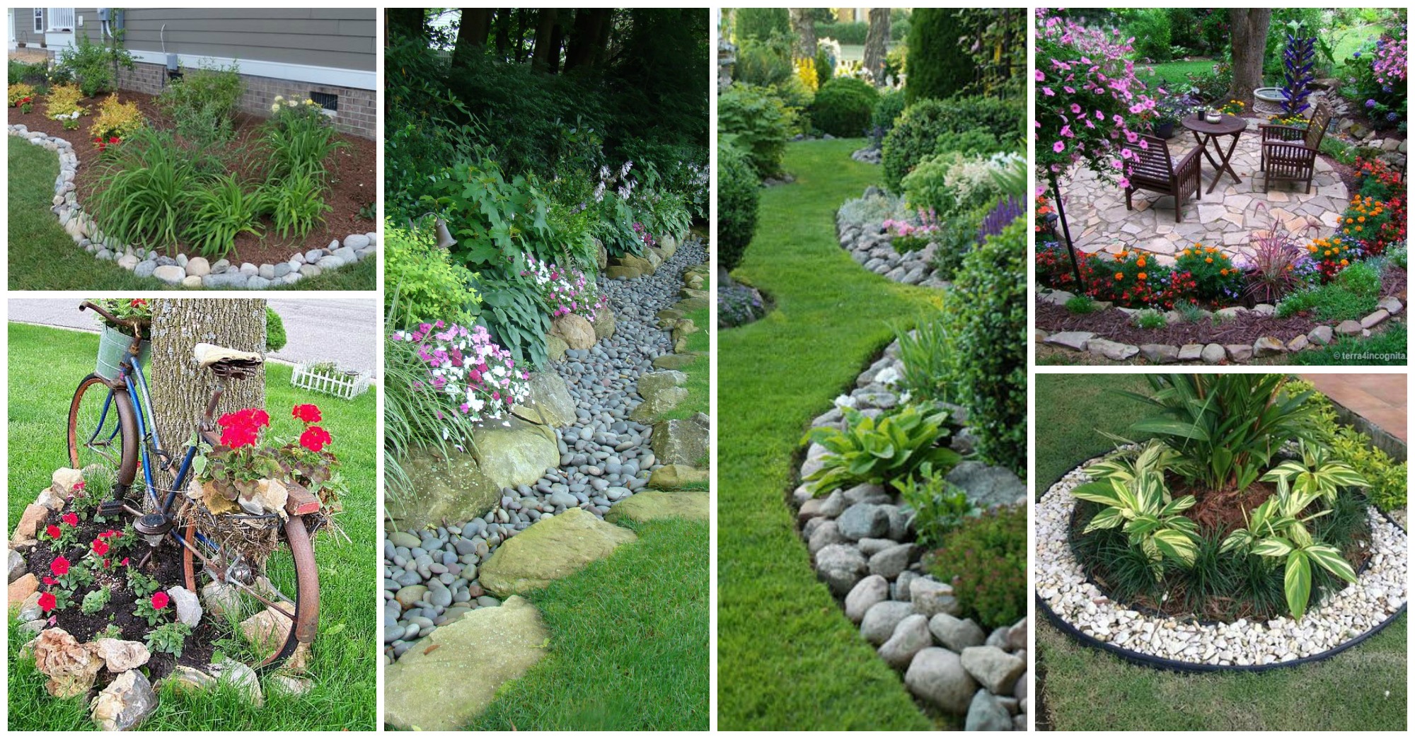 11 Impressive Garden Edging Ideas With Pebbles and Rocks