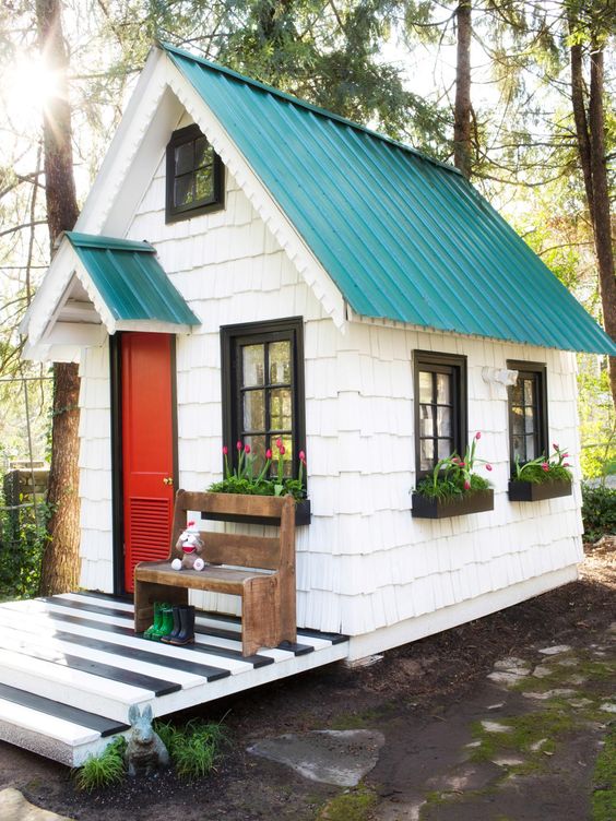 outdoor shed