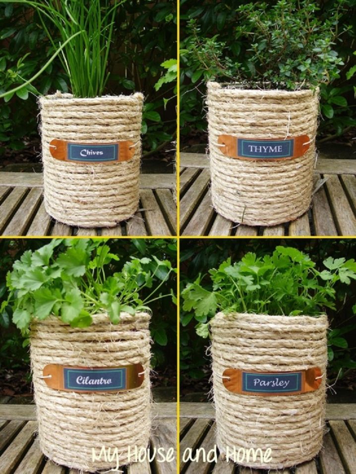 rope planters