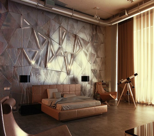 bedroom textured walls