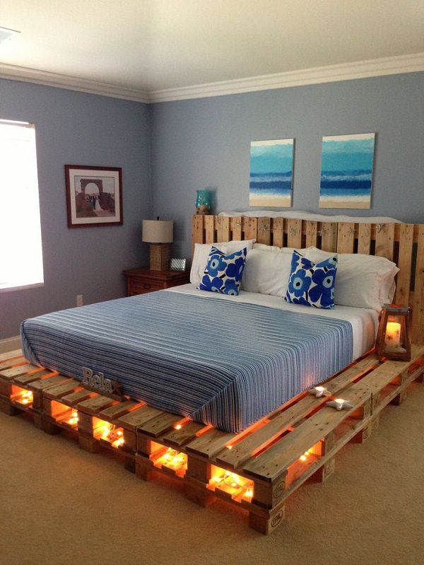 Pallet-lit-up-bed
