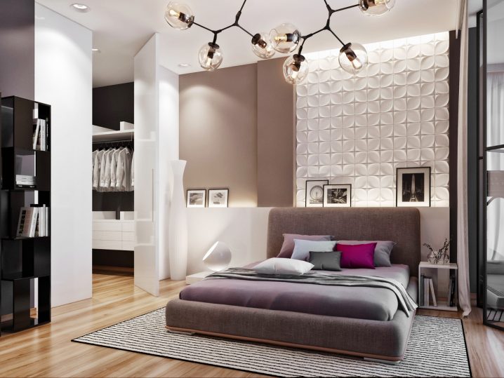 awesome-textured-bedroom-wall-design-with-best-lighting-fixture-decor