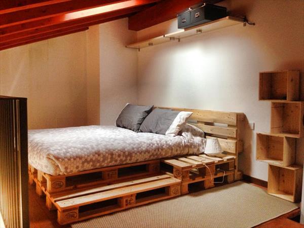 beautiful-pallet-bed-frame-with-lights-wooden-pallet-bed-frame