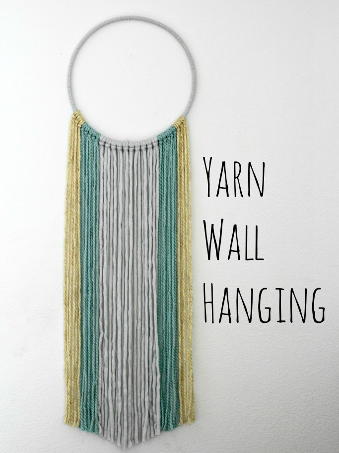 yarn wall hanging