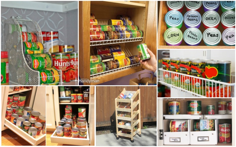Canned food storage behind the pantry door : r/BeginnerWoodWorking