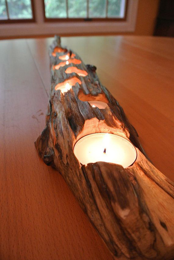 wood-candle-holder