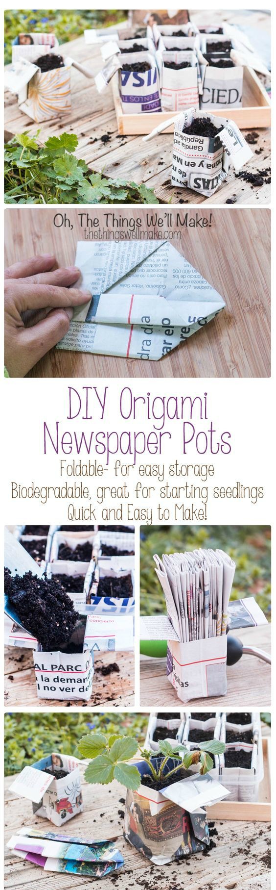diy-origami-newspaper-pots