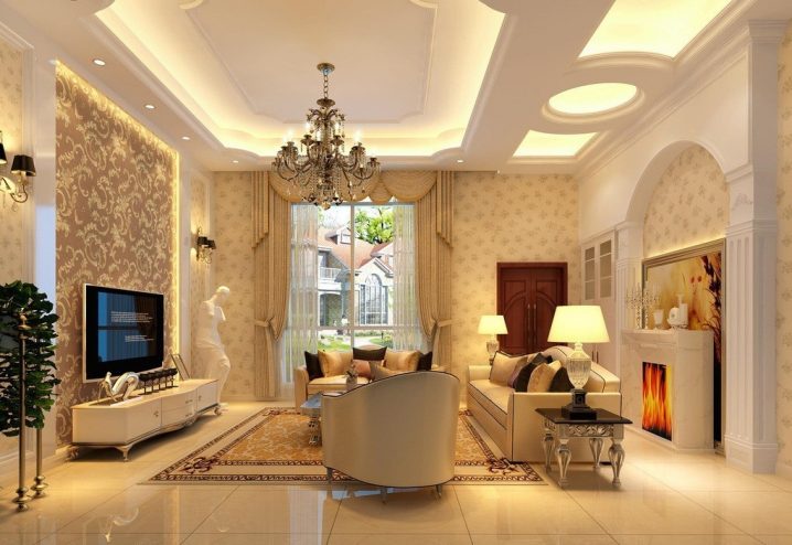 Fascinated modern pop designs ideas false ceiling for living room 2016 - Rize Studios