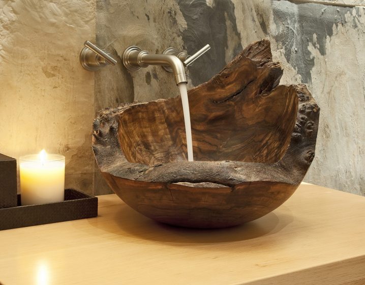wood-sink