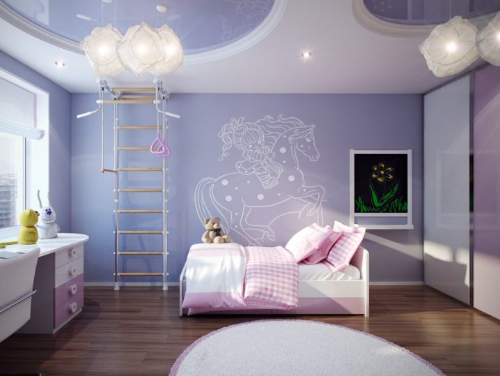 cute-bedroom-with-hanging-lights