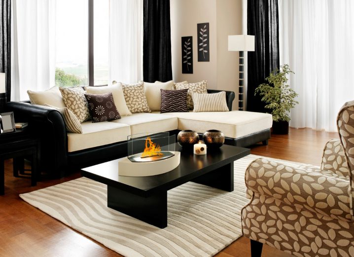 coffee tables with fireplaces 