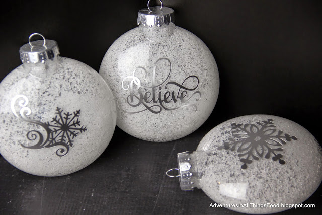 glass Christmas ornaments