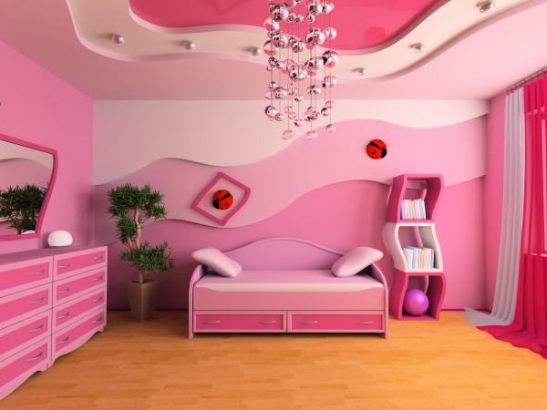 pink-room-with-ladybugs-accents-600x450