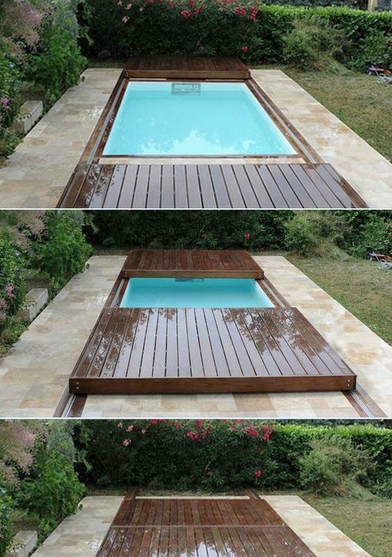 fitted deck pools 
